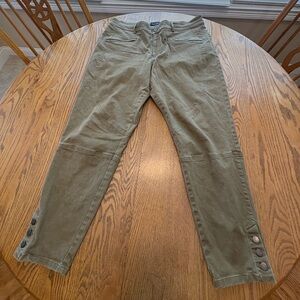 Peruvian Connection Olive Ryder Chino Pants Size 18 Sold Out Online High Waist